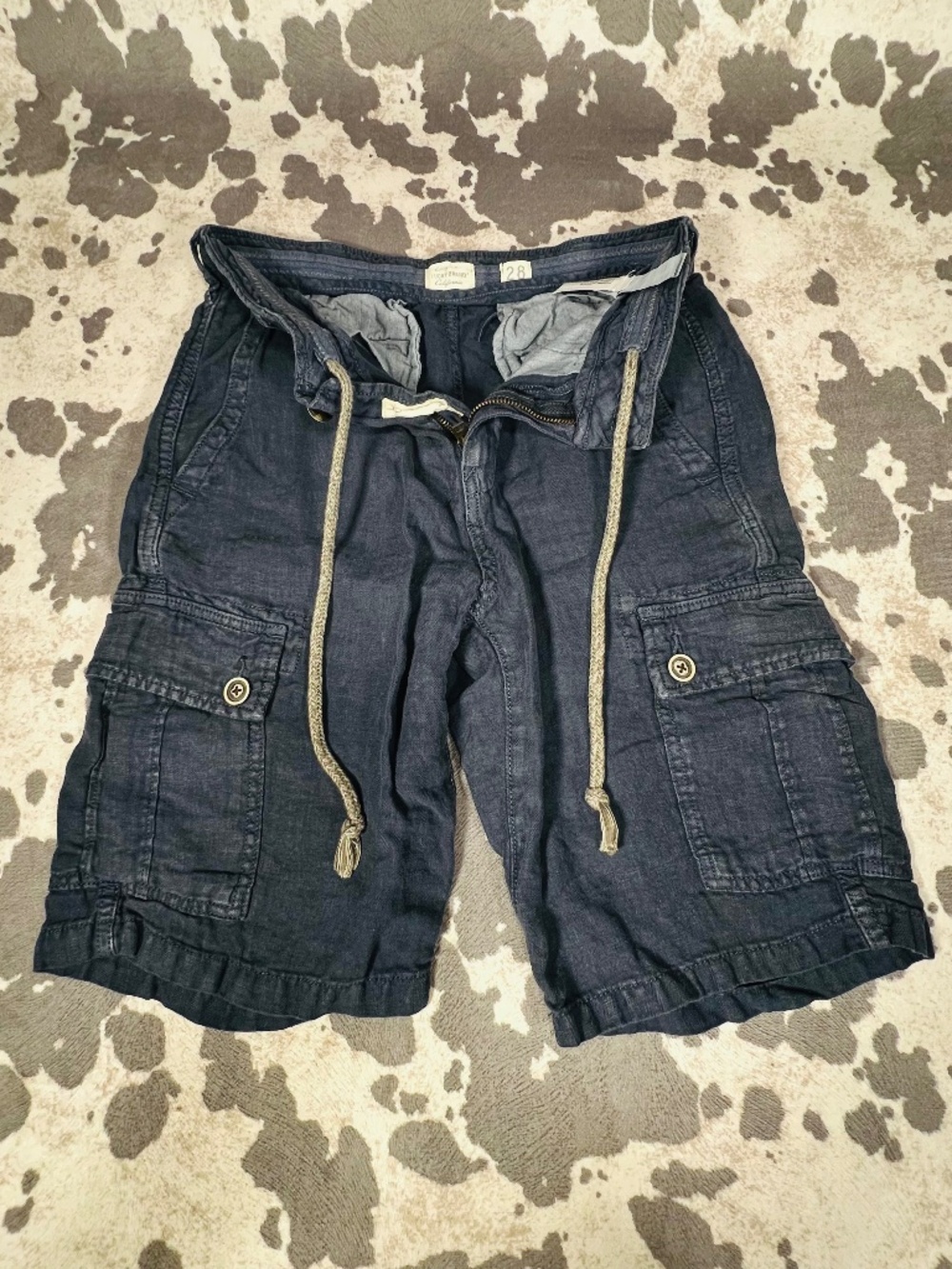 LUCKY BRAND shorts sz.28 blue cargo